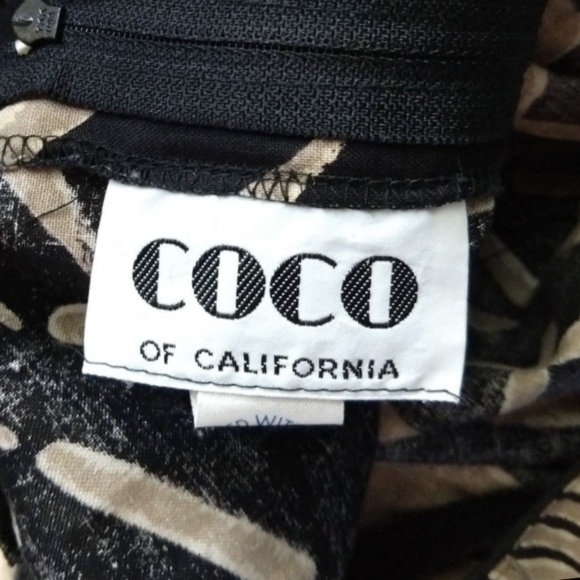 vintage SLEEVELESS DRESS WITH POCKETS 1980's M - Picture 10 of 10